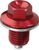 MOOSE RACING Magnetic Drain Plug - Red - Yamaha DP107-2