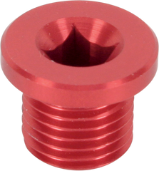 MOOSE RACING Magnetic Drain Plug - Red - Husqvarna DP127