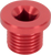 MOOSE RACING Magnetic Drain Plug - Red - Husqvarna DP127