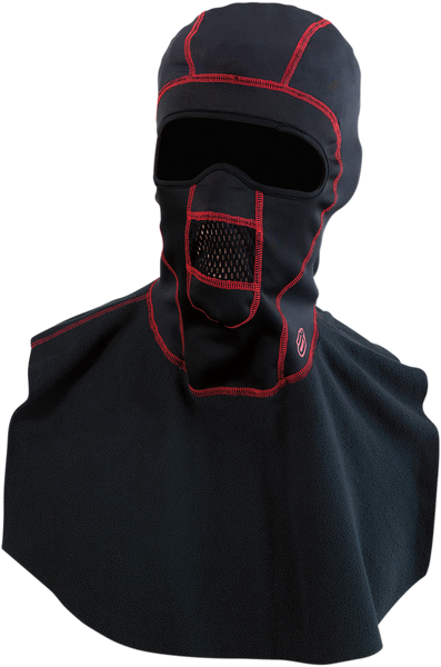 ARCTIVA Windshield? Balaclava with Dickie - Black/Red - Small/Medium (Part Number: 2503-0368)