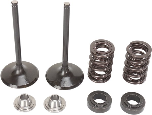 MOOSE RACING Intake Valve Kit M80-81050 - Stainless Steel Black Diamond Valves