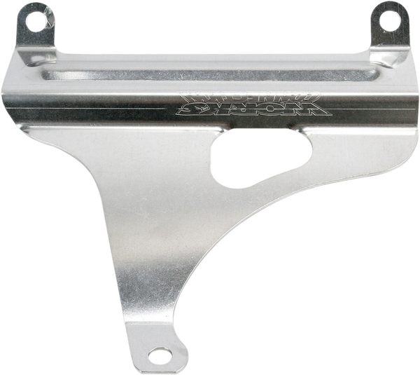 WORKS CONNECTION Radiator Brace Set - Silver - Part 18-110 for Kawasaki/Suzuki