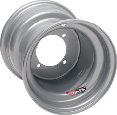 AMS Steel Wheel - Rear - Chrome - 9x9 - 4/115 - 3+6 AMS111