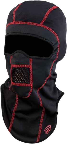 ARCTIVA Balaclava WindShield? - Black/Red - Small/Medium 2503-0372