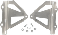 WORKS CONNECTION Radiator Brace Set - Silver - Part Number 18-084 for Honda