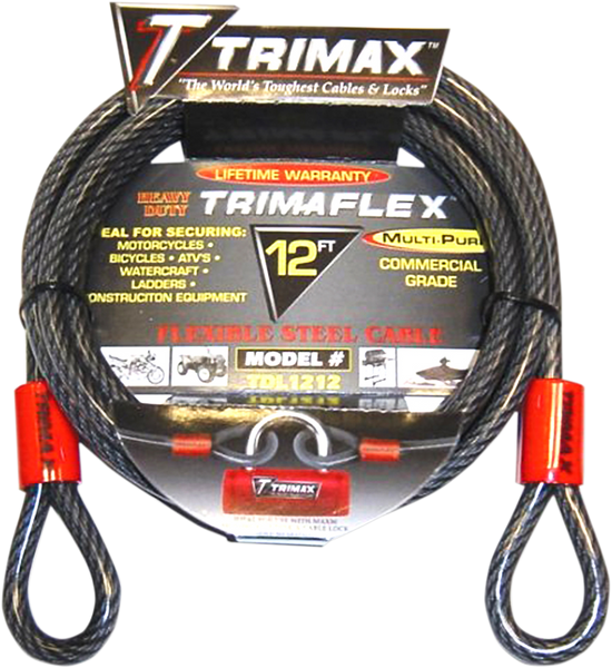 TRIMAX Cable Lock - 12' TDL1212 for Ultimate Security