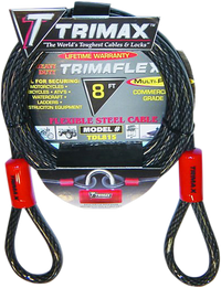 TRIMAX 8' Cable Lock TDL815 - Secure Your Valuables