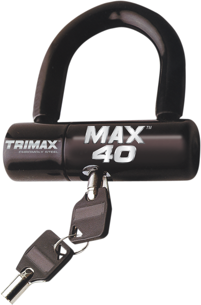 TRIMAX U-Lock Disc Lock - MAX40BK - Black Security Solution