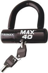 TRIMAX U-Lock Disc Lock - MAX40BK - Black Security Solution