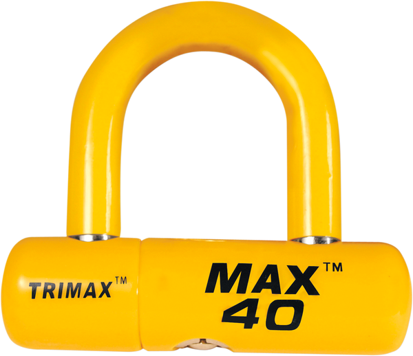 TRIMAX U-Lock Disc Lock - MAX40YL - Yellow