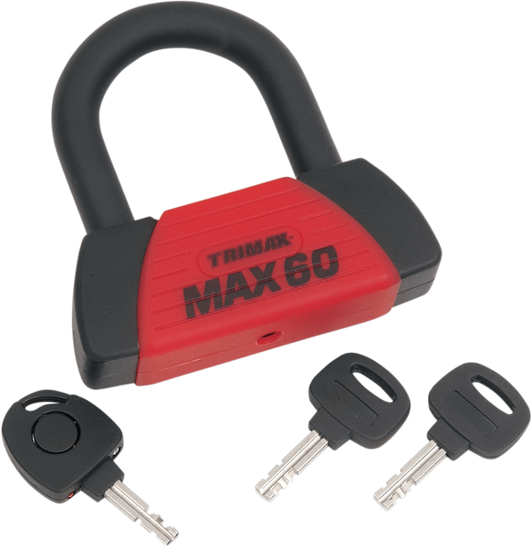 TRIMAX Max60 U-Lock - Durable Short-Shackle Disc Lock