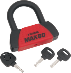 TRIMAX Max60 U-Lock - Durable Short-Shackle Disc Lock