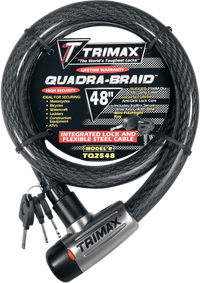 TRIMAX Quad Braid Lock - 48" TQ2548 for Ultimate Security