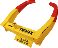 TRIMAX Universal Chock Lock TCL75 - Secure Your Motorcycle, Trailer, or ATV