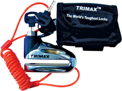 TRIMAX T665LC Disc Lock - Chrome 10mm - High Security Protection