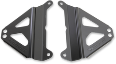 WORKS CONNECTION Radiator Brace Set - Black - Yamaha 18-B279