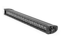 Rough Country | 20 Inch Black Series LED Light Bar | Single Row | Cool White DRL | 70720BLDRL