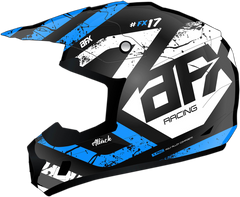 AFX FX-17 Helmet - Attack - Matte Blue/Black - Large 0110-7163