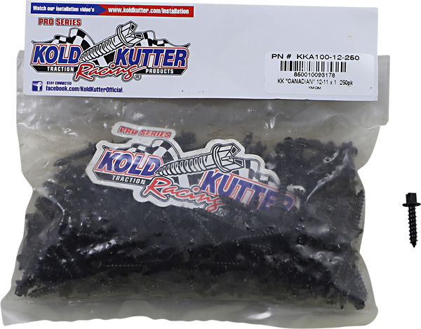 KOLD KUTTER Outlaw Screws #12 - 11 x 1 - 250 Pack KKA100-12-250