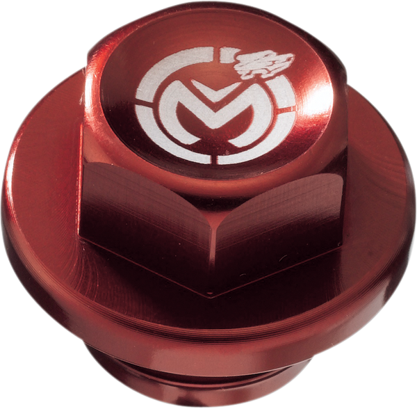 MOOSE RACING DP117 Magnetic Float Bowl Drain Plug - Red