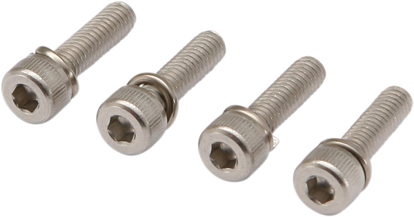 MOOSE RACING 03-S42 Float Bowl Screw Set - Durable 12mm Stainless Steel