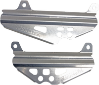 WORKS CONNECTION Radiator Brace Set - Silver - Part No. 18-496 for Suzuki