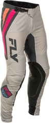 FLY RACING Lite Vice Pants Light Grey/Pink/Coral - Part Number 378-73430