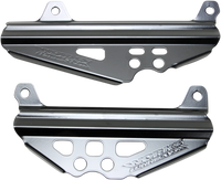 WORKS CONNECTION Radiator Brace Set - Black - Part 18-B496 for Suzuki