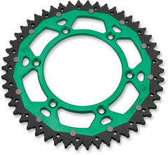 MOOSE RACING Dual Sprocket - Green - 49 Tooth (Part Number: 1210-460-49-15X)