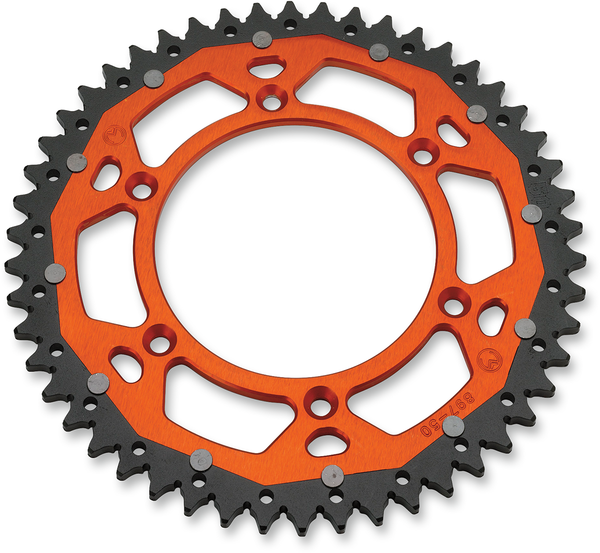 MOOSE RACING Dual Sprocket - Orange - 49 Tooth 1210-897-49-14X