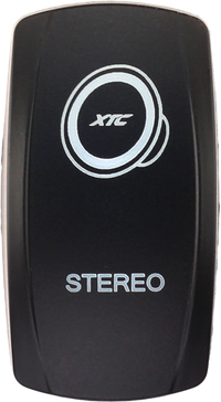 XTC Power Products SW00-00104020 Dash Switch Rocker Face Stereo