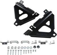 WORKS CONNECTION Radiator Brace Set - Black - Part Number 18-B300 for Kawasaki