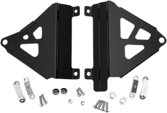 WORKS CONNECTION Radiator Brace Set - Black - Part Number 18-B719 for Honda