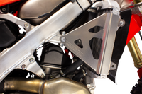 WORKS CONNECTION Radiator Brace Set - Silver - Part 18-710 for Honda