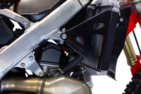 WORKS CONNECTION Radiator Brace Set - Black - Part Number 18-B710 for Honda