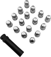 MOOSE UTILITY Splined Lug Nut - 12 mm x 1.50 - Chrome - 16 Pack SPMO3807L4