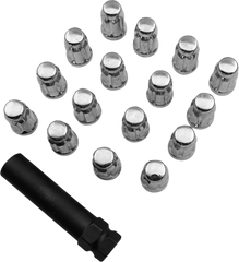 MOOSE UTILITY Splined Lug Nut - 12 mm x 1.25 - Chrome - 16 Pack SPMO03806L4