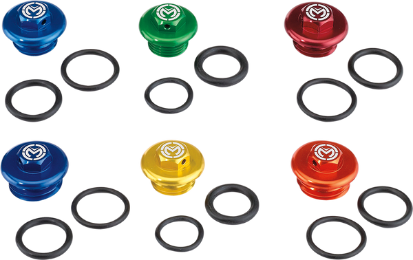 MOOSE RACING Oil Cap Kit - Red - Honda T14-6302R