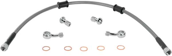 MOOSE RACING Rear Brake Line - Stainless Steel - KLR 650 KAW-6030R