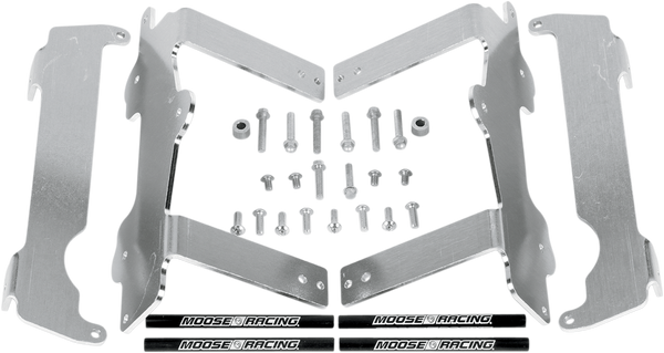 MOOSE RACING Radiator Braces - Silver - Part Number 11-151 for Yamaha