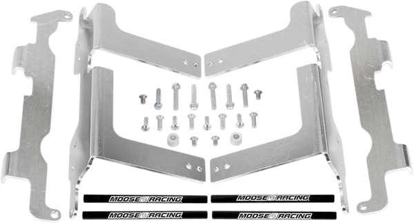 MOOSE RACING Radiator Braces - Silver - Part Number 11-161 for Honda