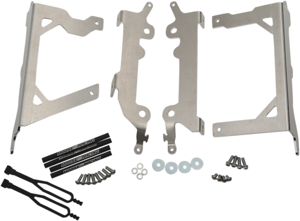 MOOSE RACING Radiator Braces - Silver - Part Number 11-401