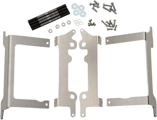 MOOSE RACING Radiator Braces - Silver - Part Number 11-402 for Beta