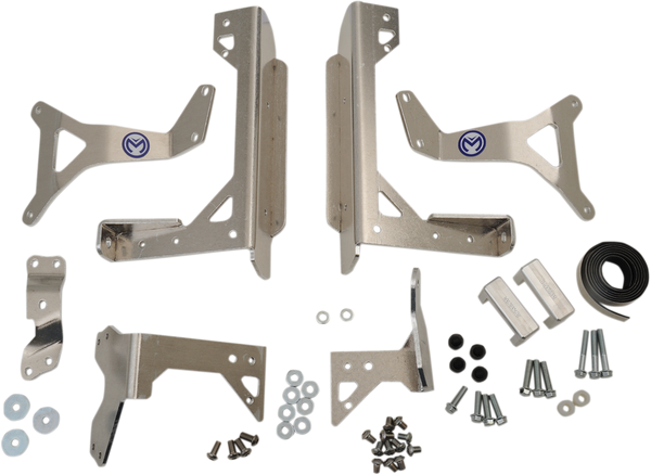 MOOSE RACING Radiator Braces - Silver - Part 11-5018 for Yamaha