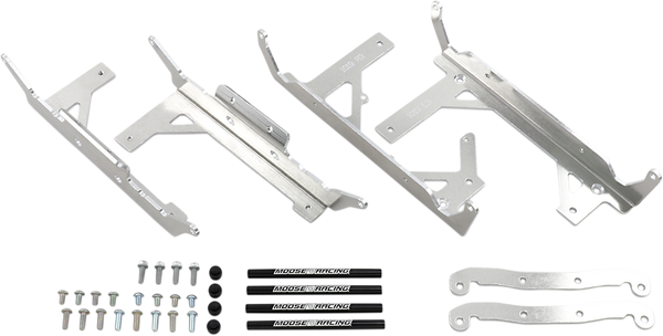 MOOSE RACING Radiator Braces - Silver - Part Number 11-1019 for Gas Gas/Husqvarna/KTM