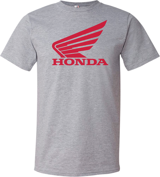 HONDA APPAREL Honda Wing T-Shirt - Heather Gray - 2XL NP21S-M1820-2X