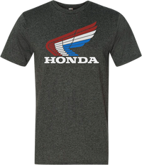 HONDA APPAREL Honda Vintage Wing T-Shirt - Gray - Medium NP21S-M1821-M