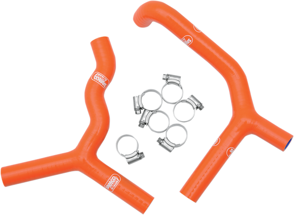 MOOSE RACING Race Fit Radiator Hose Kit - Orange - MBU-KTM-3-OR