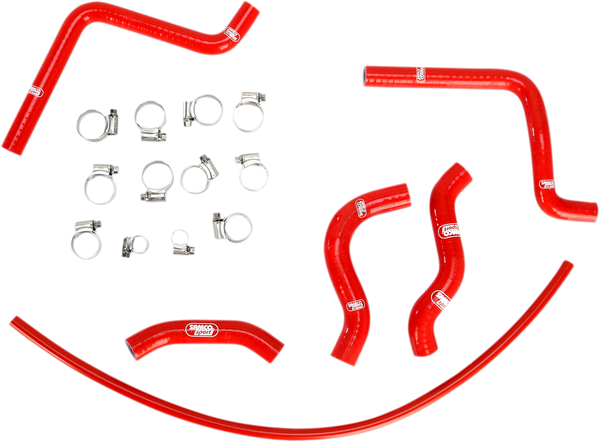 MOOSE RACING Race Fit Radiator Hose Kit - Red - Honda MBU-HON-29-RD