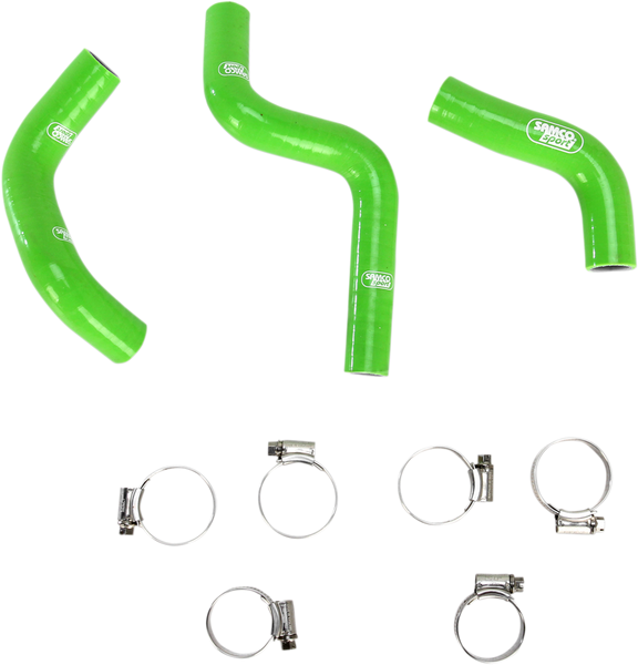 MOOSE RACING Race Fit Radiator Hose Kit - Green - Kawasaki MBU-KAW-63-GR